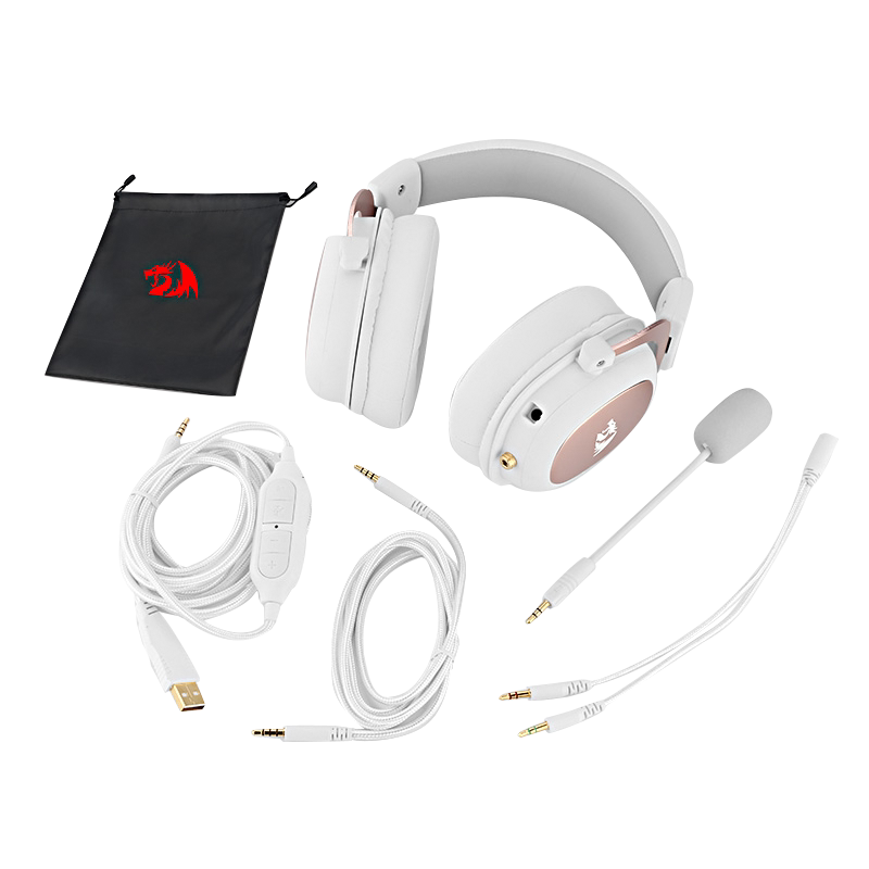 Redragon H510 Head-mounted 7.1-Channel Gaming ชุดหูฟังสำหรับเล่นเกมคอมพิวเตอร์กินหูฟังไก่เพื่อฟังตำแหน่งเสียง